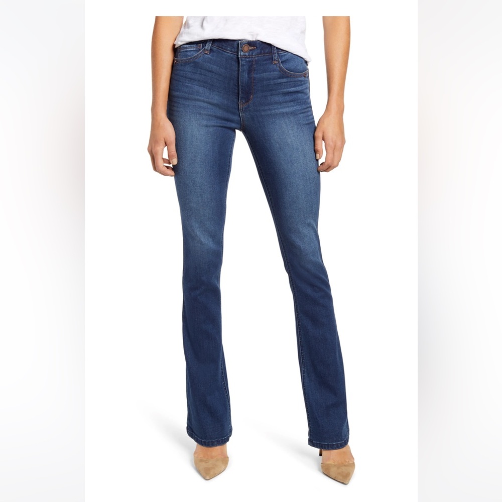 Wit & Wisdom ‘Ab’Solution Itty Bitty High Waist Bootcut Jeans, Size 10